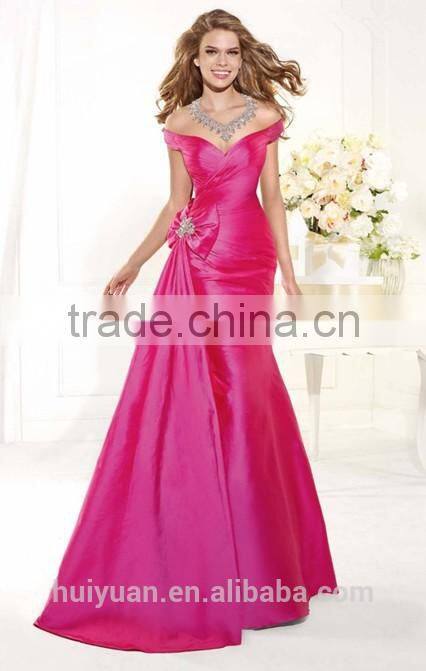 newest designer beaded sweetheart neck elegant pink dress