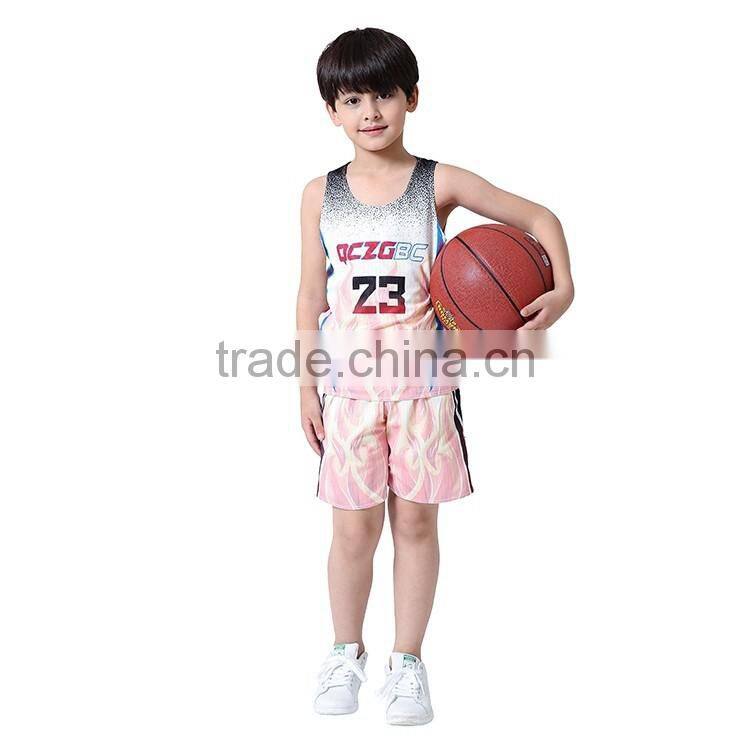 Children Hot selling international basketball jersey/shirts