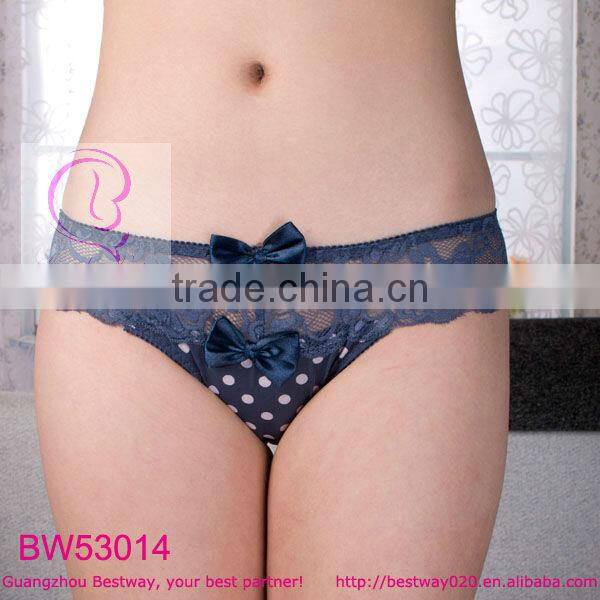 Super sexy back transparent lace underwear