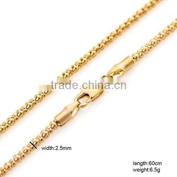 Hot sale fashion necklace chain types