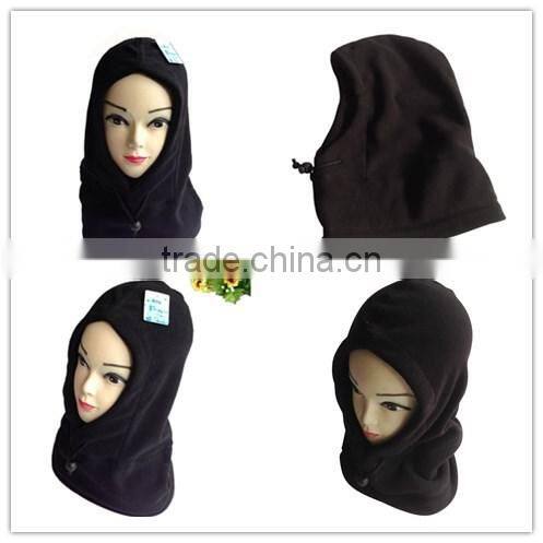 sport winter 100% polyester balaclava hood army colourful motorcycle polar fleece balaclava wear as scarf & hat