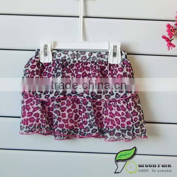 infant hot pink rompers+leopard tutu skirts+hairband 3pcs clothing sets baby suits kids outfits