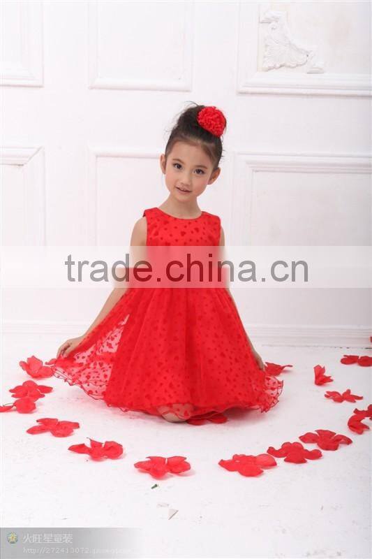 2017 Hottest Red Flower Girl wedding headdress
