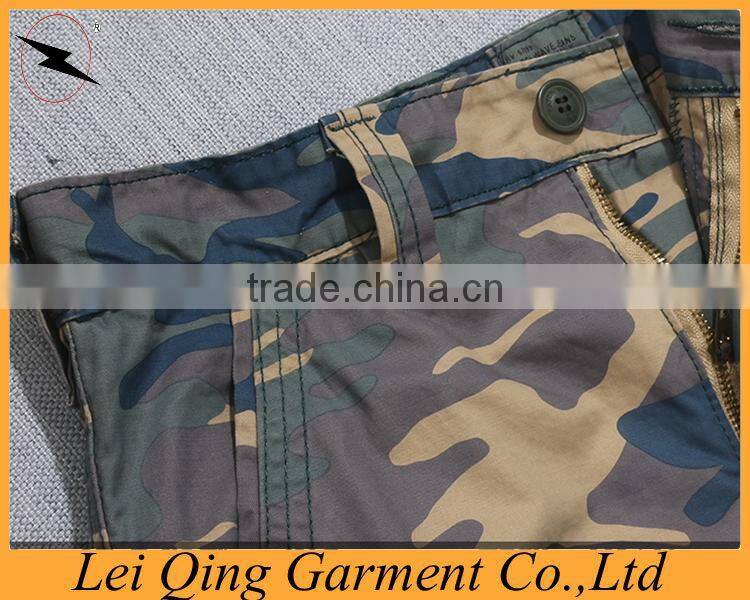 Mens high quality red wholesale camouflage pants