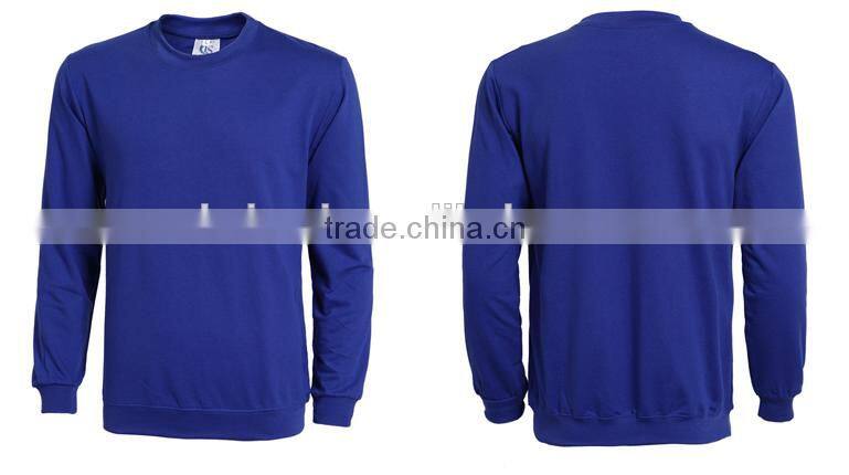 High quality 100% Cotton solid crewneck Sweatshirt blank sweatshirt wholesale made in Jiangxi