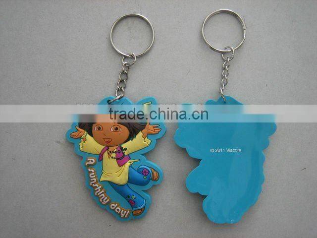 Hot sale silicone rubber keychain