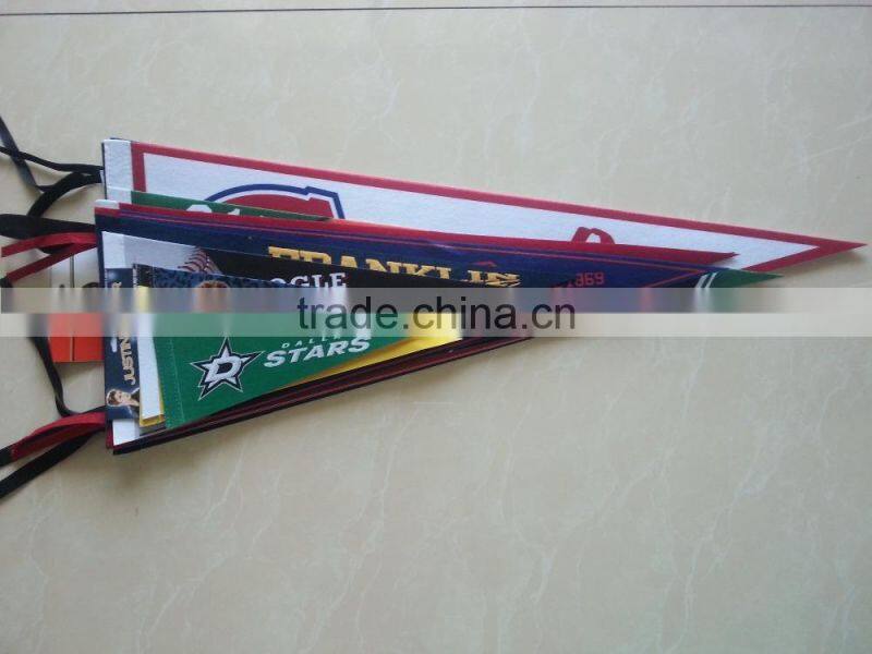 custom pennant felt flags