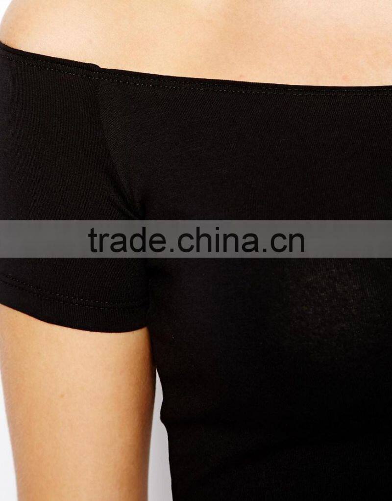 Bardot Crop Top China products