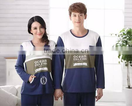 2015 wholesale couple pajamas set
