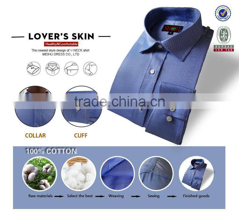 2017 Men's casual striped roll collar shirts wholesale good quitly