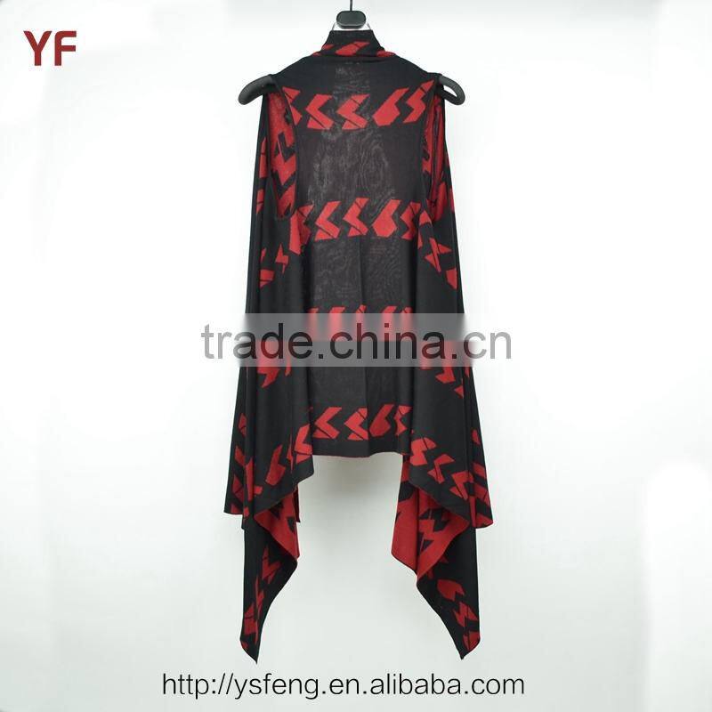 2016 New Designs Women Knit Ladies Poncho