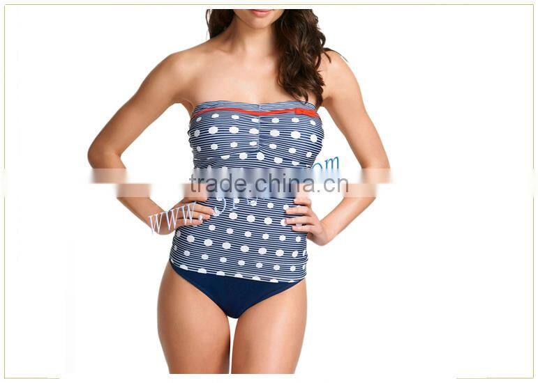 lady sweet one piece spandex swimwear bikini for young girls