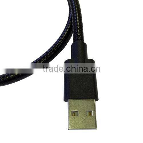 Creative Gift Palm Type Flexible Tube Metal Lazy Mobile Phone Bracket Charging Data Cable