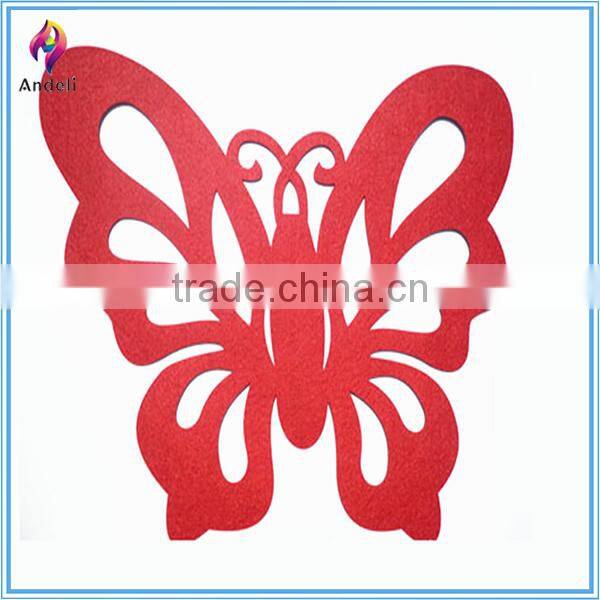 Custom butterfly felt home wall decoration items wall stickers