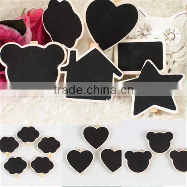 10 pcs Star Cloud Wooden Pegs Photo Clips Wedding Party Room Decor Craft Gifts