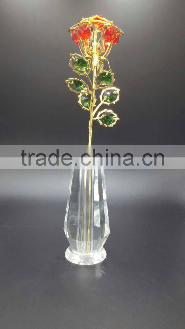 crystal rose for wedding