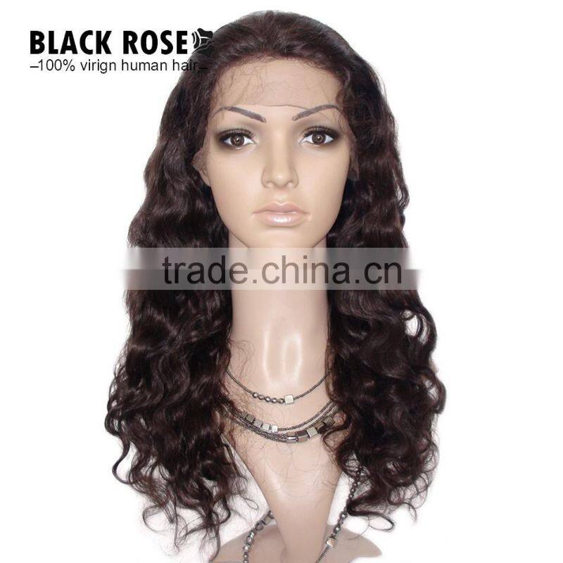 AAAAA Front Lace Wigs for Black Women,Beauty Virgin Brazilian Hair Lace Wig,Human Hair Wig
