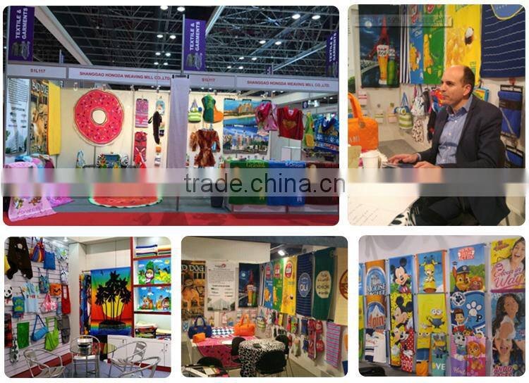 Custom designs 100% microfiber promotional beach towels for sale