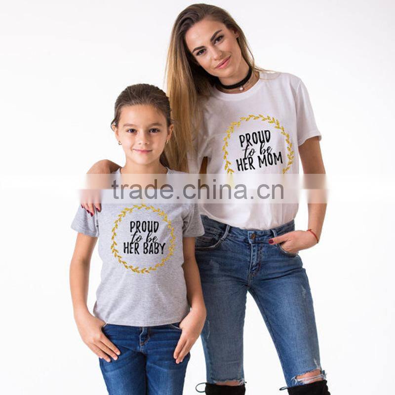 Custom Summer Mom and Daughter Sister Family Clothing Outfits