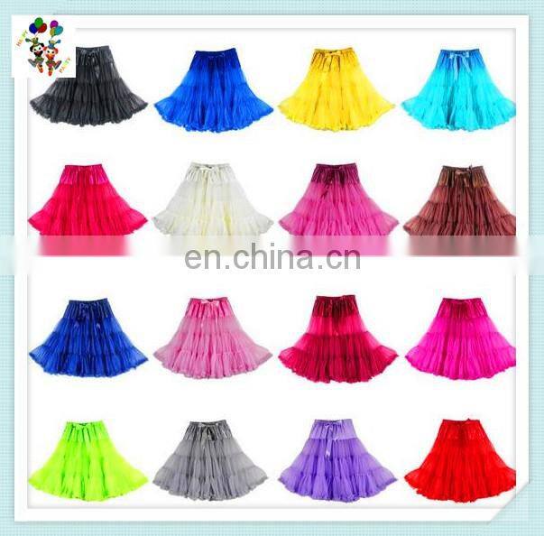 Adult Girls Party Wear Tulle Puffy Colors Tutu Skirts HPC-3103