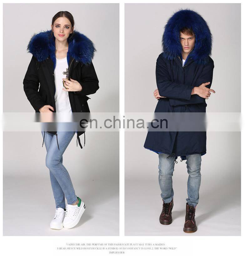 gekleurde bont parka green mr mrs plus size coat uomo