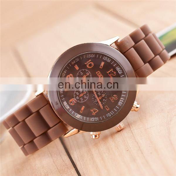 2014 Yiwu Manufacturer Directly Sale Fashion Custom Silicone Wrist Watch