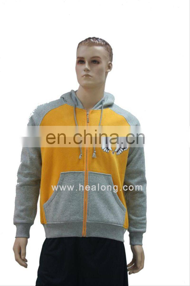 Healong No Logo Blank Half Sleeve Hoodies