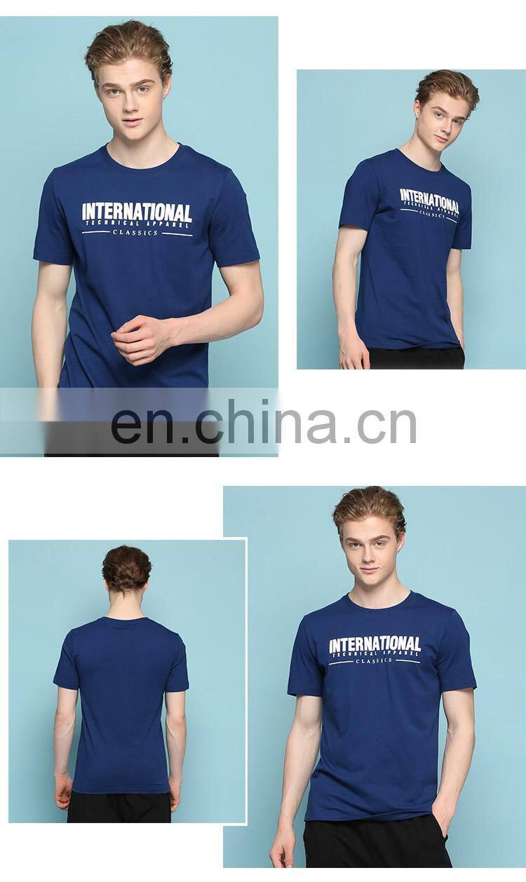 Pre-shrunk Customize Cheap Fashion Printing Men's T-shirts hot sale short sleeve tshirts breathable hand wash t-shirt