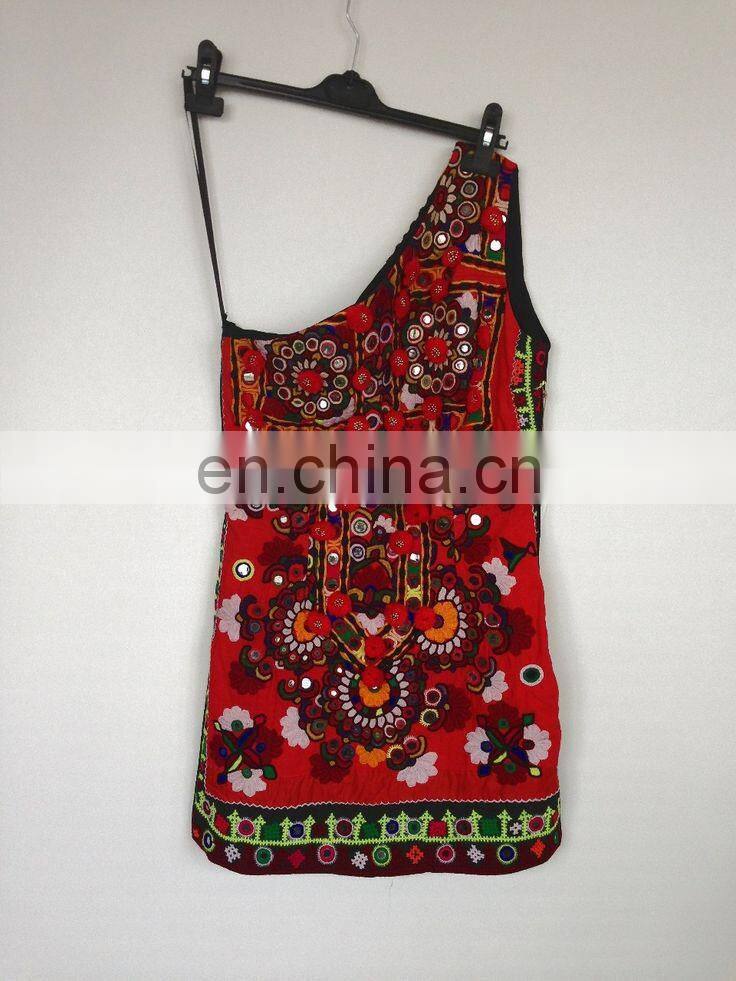 indian banjara gypsy mirror work handmade dress