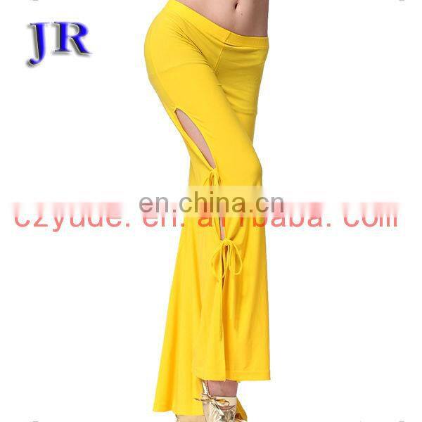 Wholesale cheap long crystal women belly dance pants K-4024