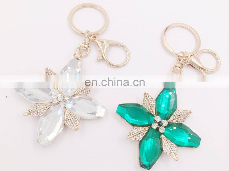 Custom Promotional Luxuriant Cute Diamond Key Chain Give Gifts