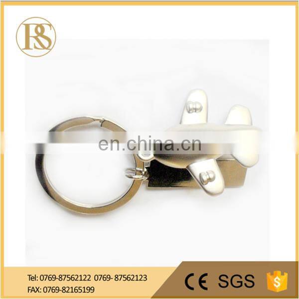 Airplane model key ring;Exquisite aircraft key ring