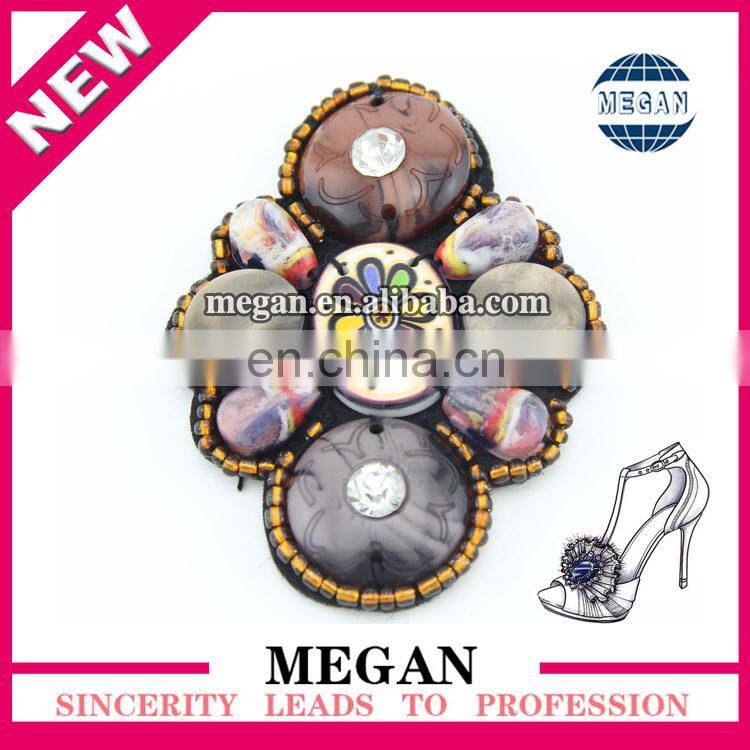 wholesale fashion high quality decorative shoe clip flowers