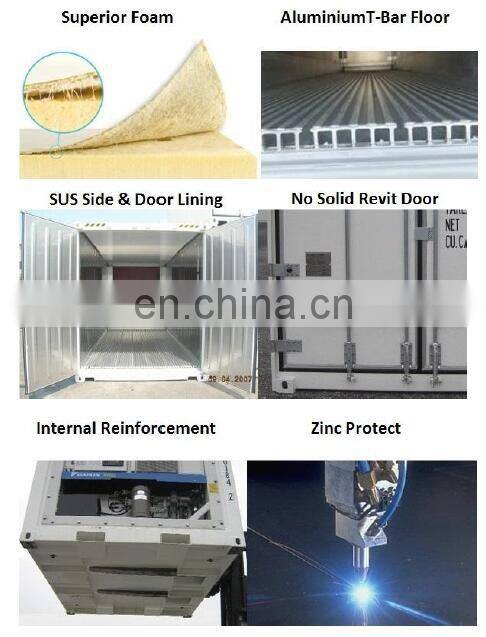 Solar Power Reefer Container 20ft Container Cold Room