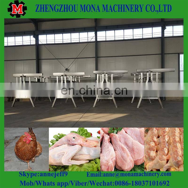 Muslim chicken slaughter machine for sale/ conveying line/ bloodletting