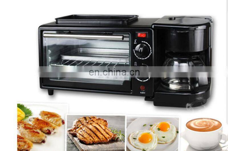 Best selling and cheapest price new portable automatic 3 in 1 breakfast making machine with coffee pot function