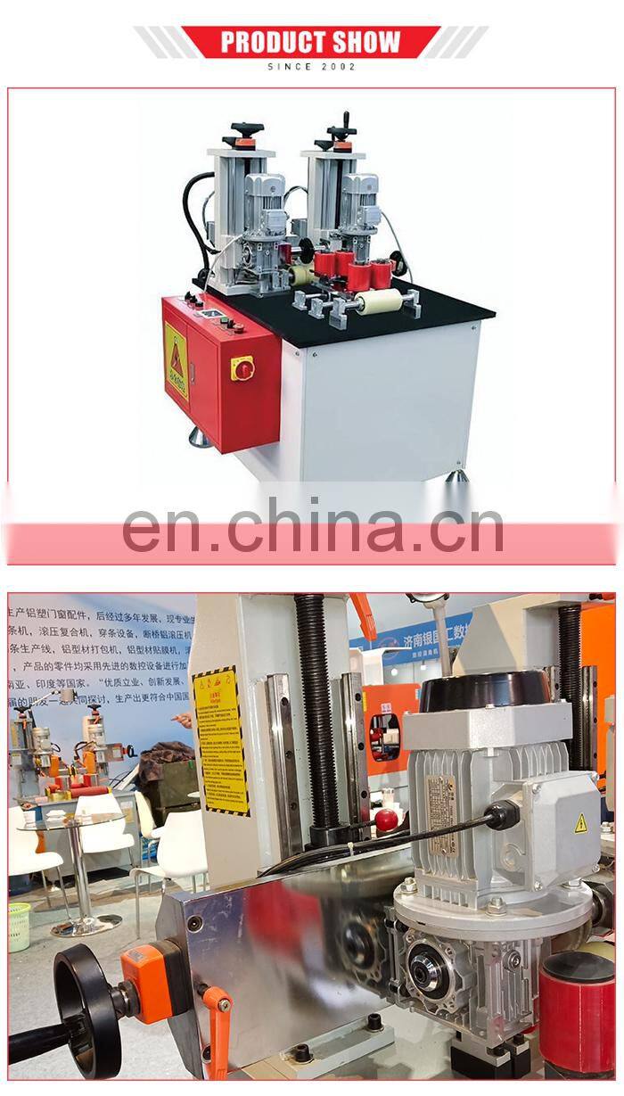 aluminum profile thermal break door window machine