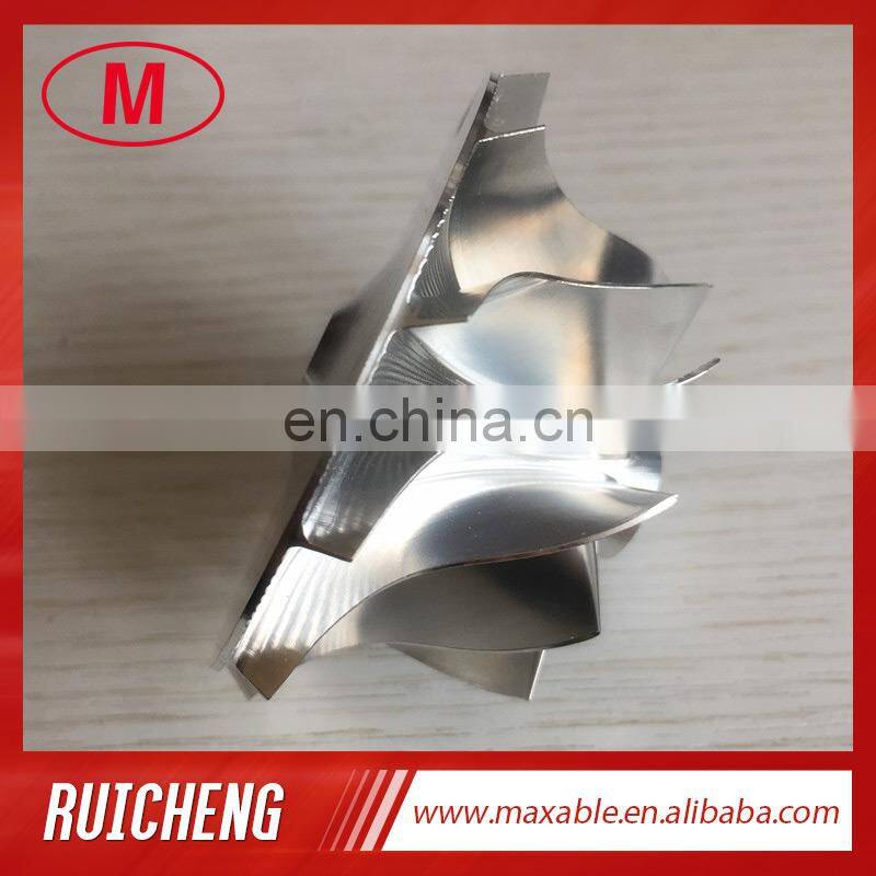 RHF55 11+0 blades 48.62/65.00mm high performance turbo aluminum 2618/Billet/milling compressor wheel for VF30/VF34 Upgrade