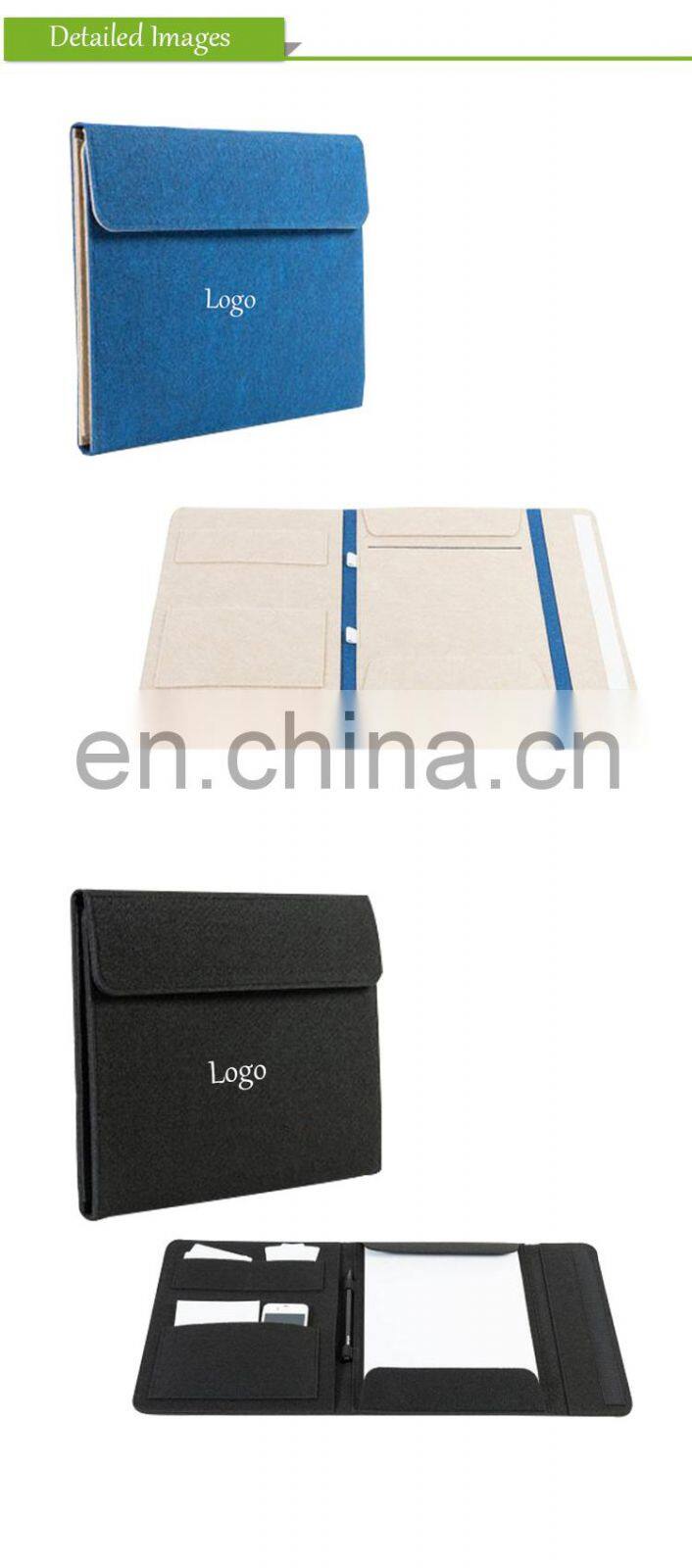 2019 Hot Promotion business travel A4 felt document holder bag China
