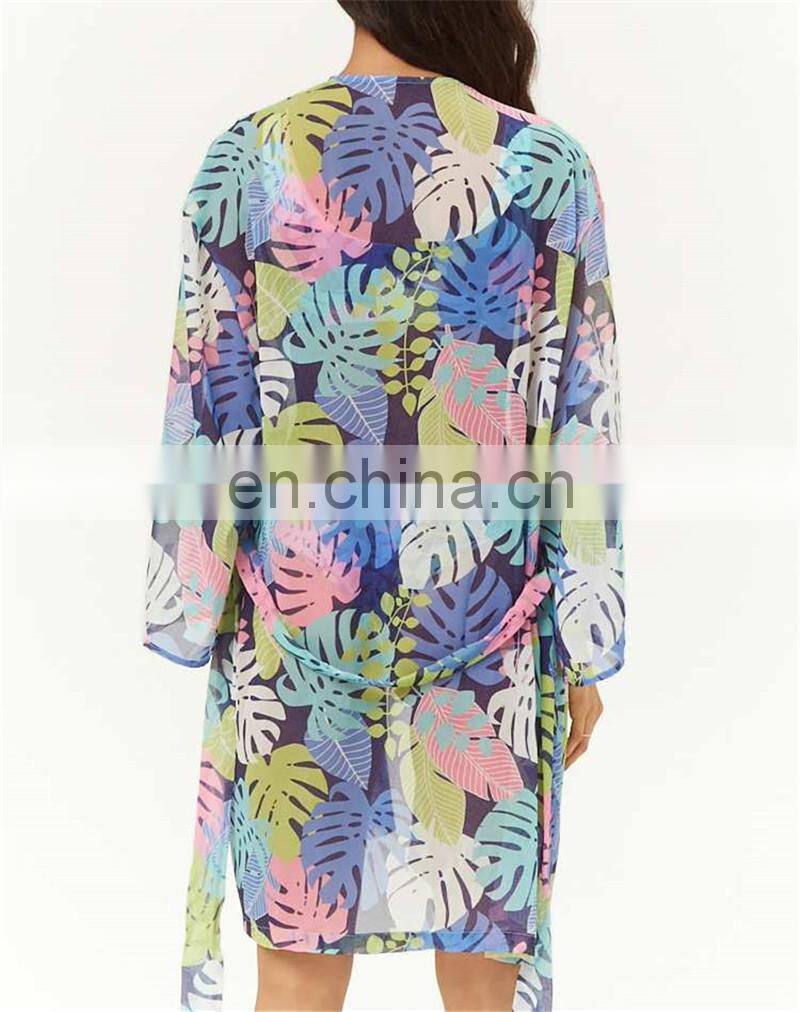 Beach Cover up Chiffon Kaftan Beach Bathing suit Cover ups Tunics for Beach Saida de Praia Swim cover up Sarong Beachwear