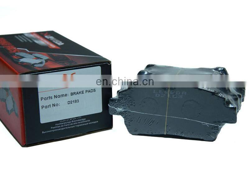 automotive parts D2183M 04465-12580 Brake Pad Brake Disc