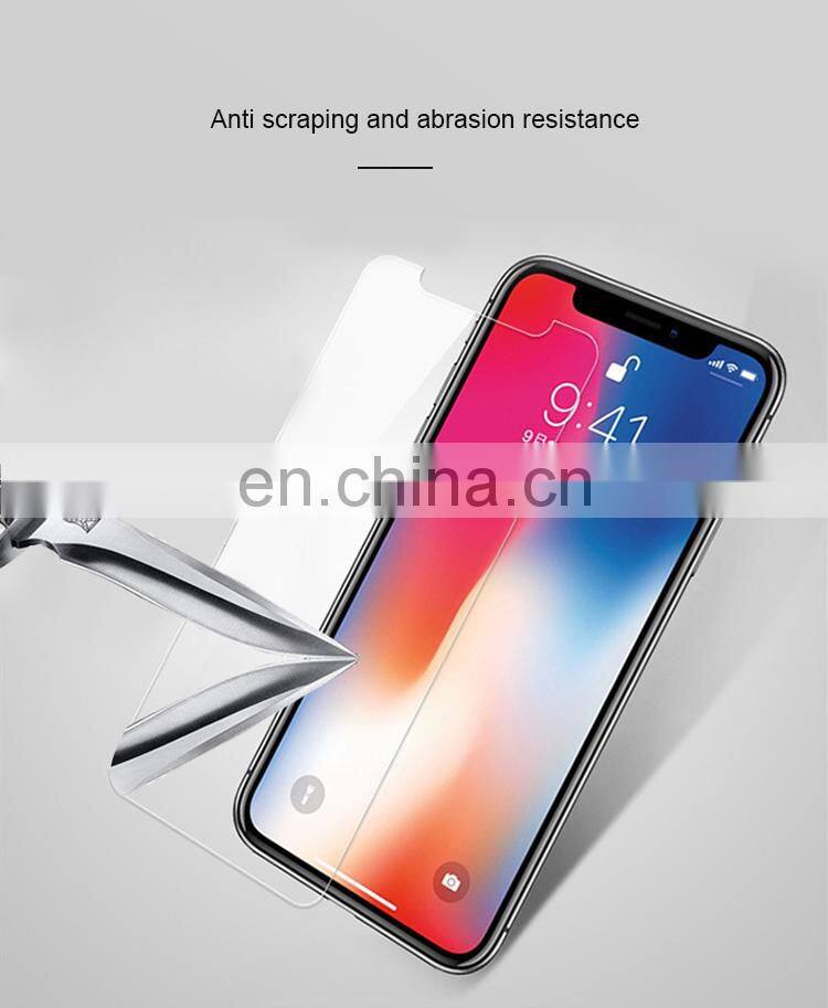 2 in 1 package For Iphone 7 X All model 0.3mm 2.5D 9H tempered glass screen protector film sheet price