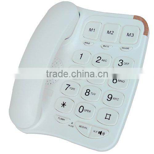 big button old fixed telephone for seniors