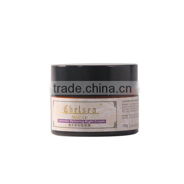 lavender relieving nourish skin night Cream