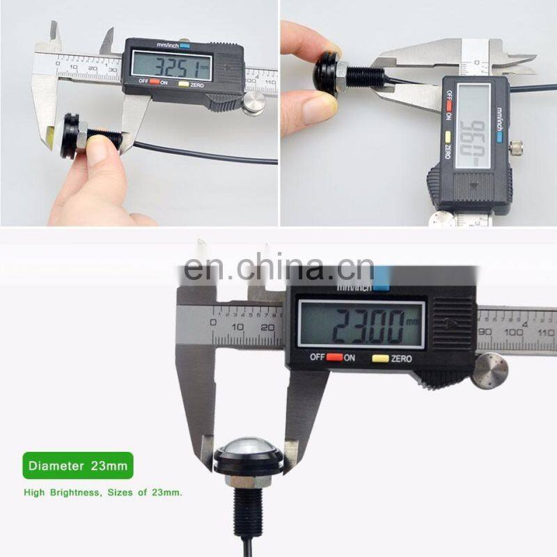 1PCS 23MM LED Eagle Eye Light Daytime Running DRL Tail Backup Light Car Motor