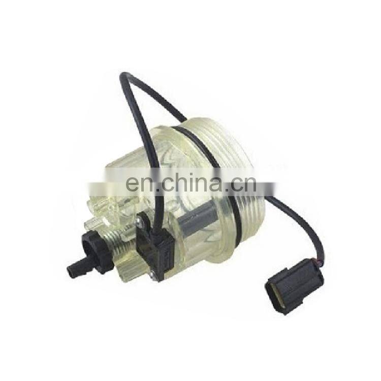 Truck Fuel Water Separator Filter Cup Bowl With Heater Sensor Line For PL270 PL420