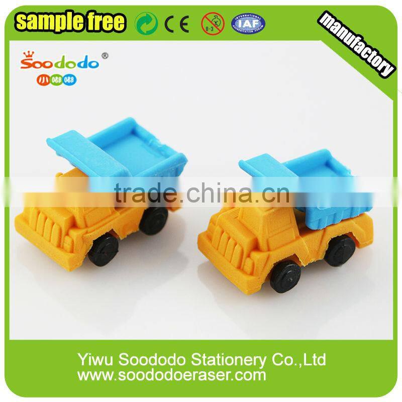 funny Custom 3D Car shaped eraser