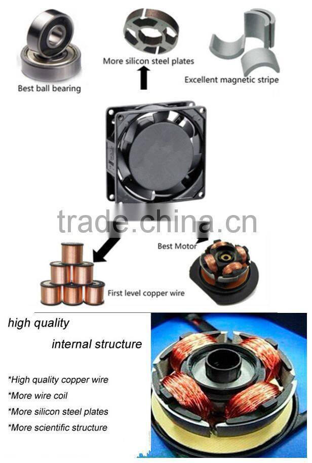 75*75*30mm exhaust blower axial flow dc fan with 12v 24v sleeve and ball bearing