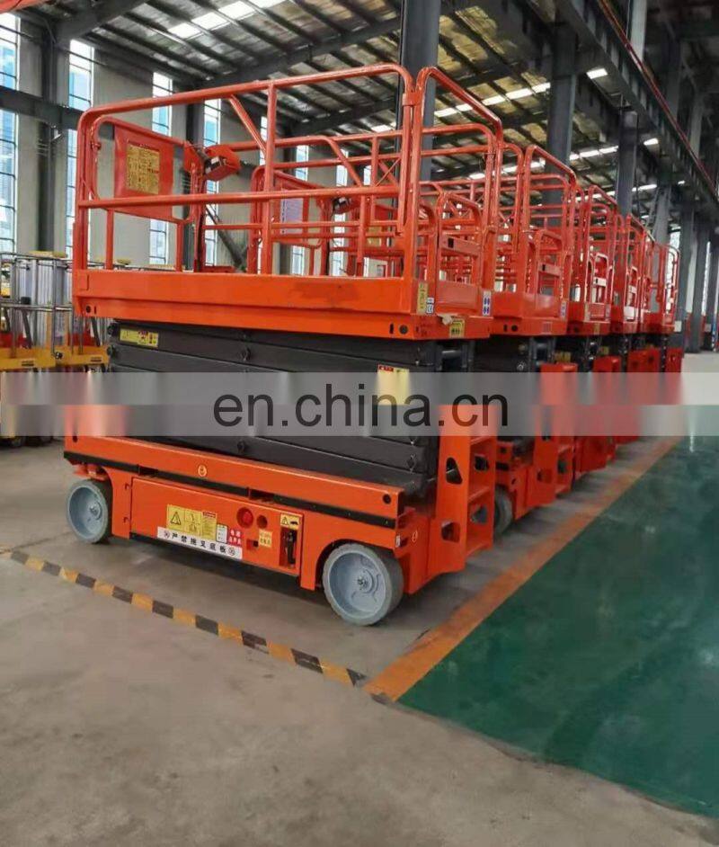 Hot selling movable hydraulic electric aerial scissor lifting platform mobile electric scissor lift