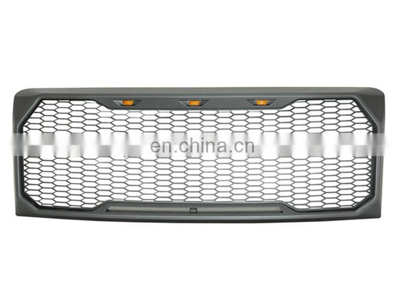 Offroad ABS Front Grille With Light for F-150 09-14 Car Accessories Car Mesh Grille
